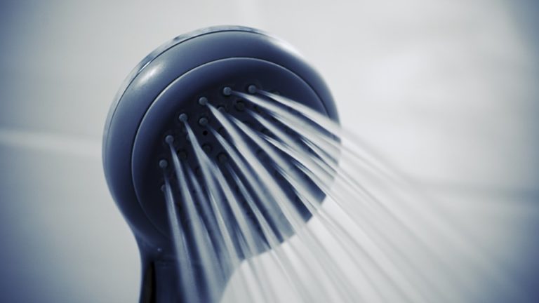 hot water shower