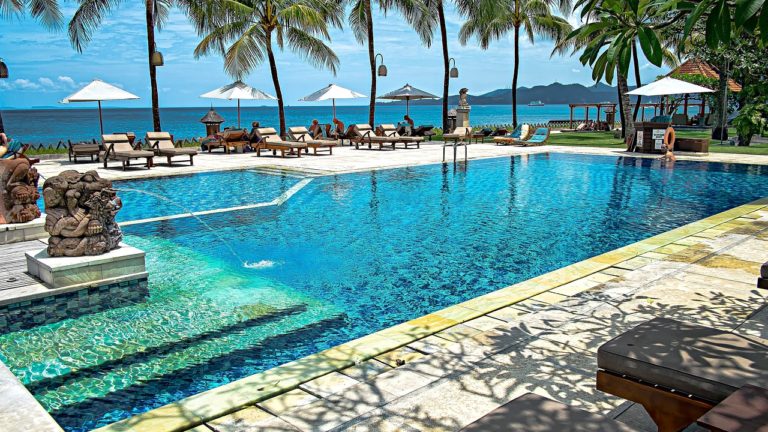 exotic swimming pool